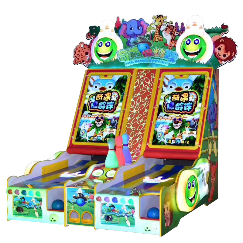 Funny Children Arcade LED Screen Bowling Machine