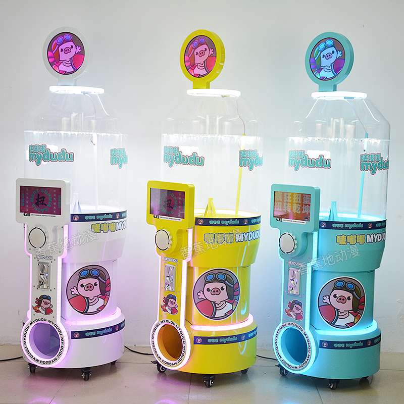 Maszyna gashapon z arkadą monety arkadowej