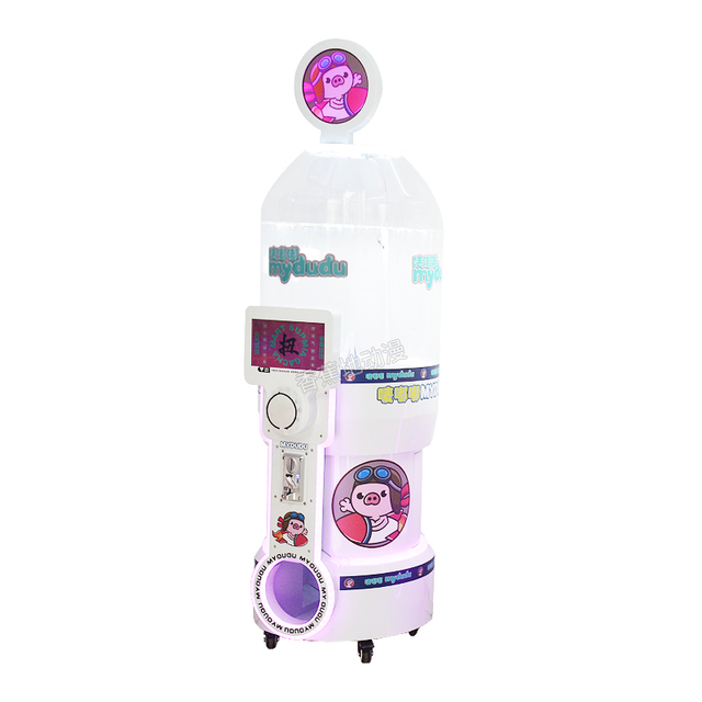 Maszyna gashapon z arkadą monety arkadowej