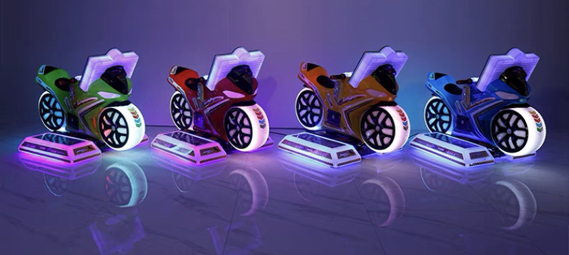 Super Motorcycle Kids Ride On Motorcycle Racing Arcade Game Machine 4 simultaneous Wifi online games
