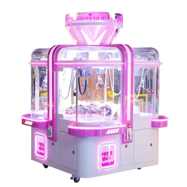 Hurtowa elektroniczna duża kostka 4 graczy Mini Claw Machine