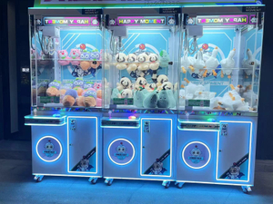 factory wholesale doll machine Coin Operated arcade Doll Machine Claw Crane grabber prize vending out Toy Gift game machine