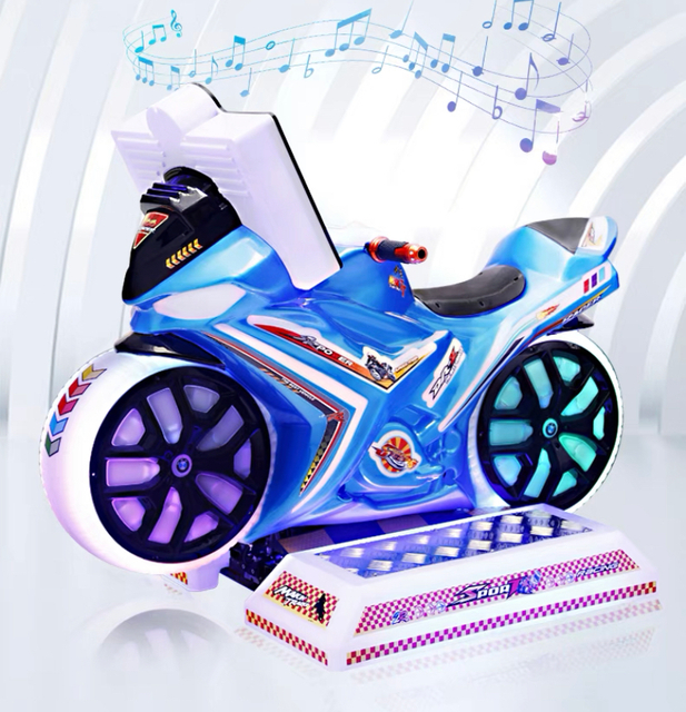 Park Amusement Rides Kids Monety Motocykl Racing Car Maszyna dla dzieci