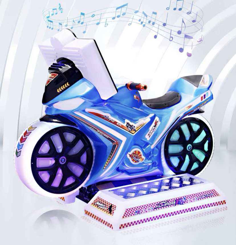 Super Motorcycle Kids Ride On Motorcycle Racing Arcade Game Machine 4 simultaneous Wifi online games