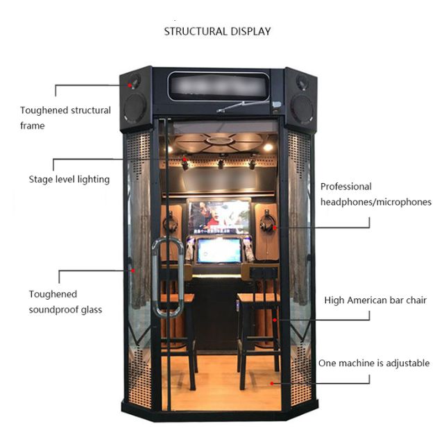 Wholesale New Design Coin Operated Singing Machine Karaoke Music Karaoke Singing Room