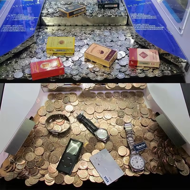 Pełny rozmiar szczęśliwy arcade monety
