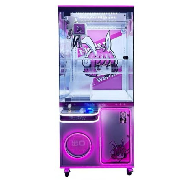 Niestandardowe mini super pazurowe maszynę dźwigową arcade wiele kolorowych słodyczy gier pazur maszynowy park miś żwir