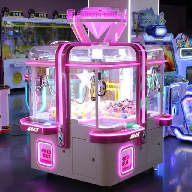 Muzyka komercyjna Arcade Game 4 Player Toy Claw Machine