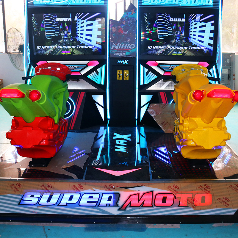 Symulator z monetą luksusowe motocyklowe motocyklowe urządzenie wyścigowe