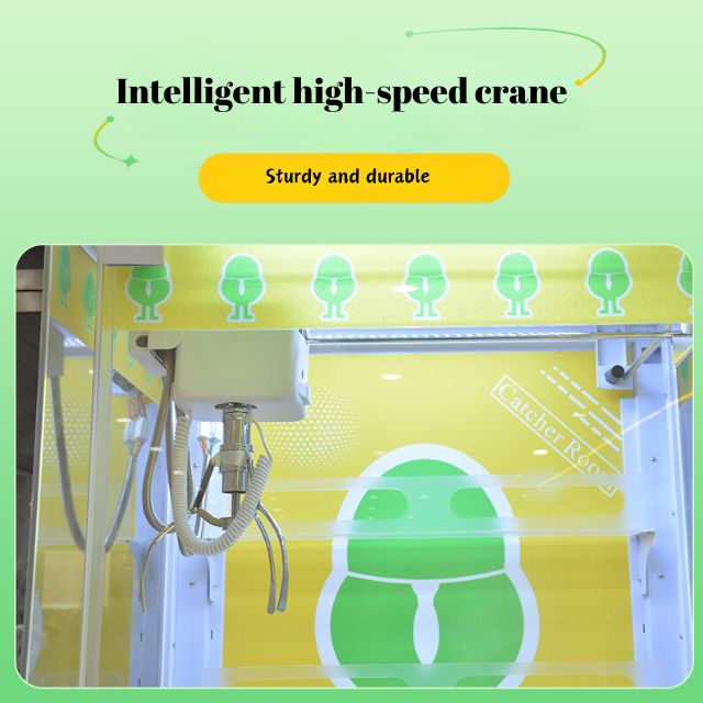 New Arrivals Childrens Coin Operated Flash Silver Toy Claw Claw Machine for Arcade Game Room