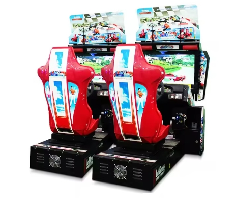32 LCD Driving Gaming Simulator Car Racing Outrun Coin Operated Arcade Games Machine Motion Racing Simulator
