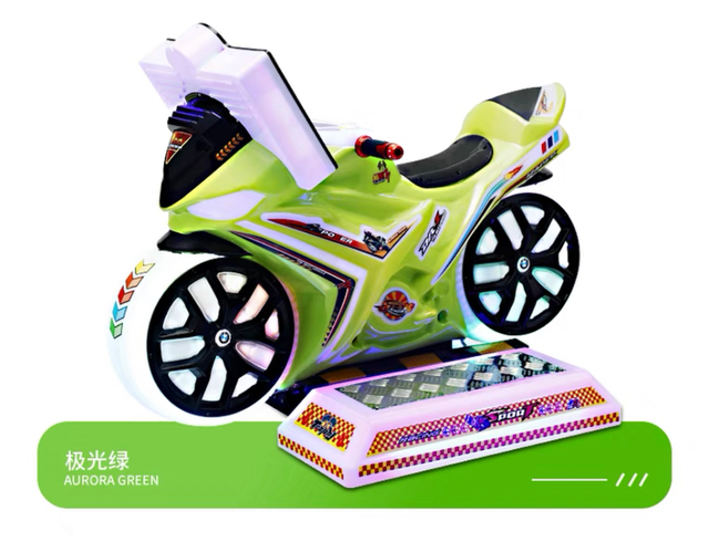 Super Motorcycle Dzieci jeżdżą na motocyklu wyścigów arkade arcade 4 jednoczesne gry online WiFi