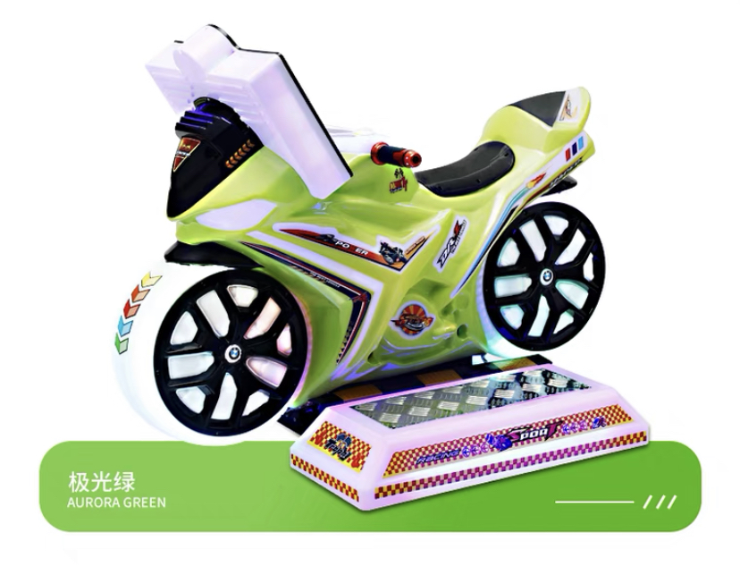 Super Motorcycle Kids Ride On Motorcycle Racing Arcade Game Machine 4 simultaneous Wifi online games