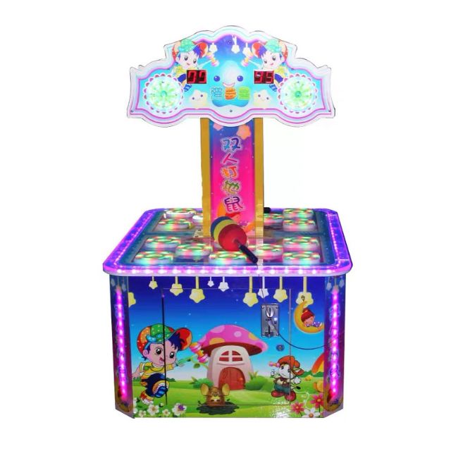 Deluxe Interneaty Arcade Double Whack-a-Mole Machine