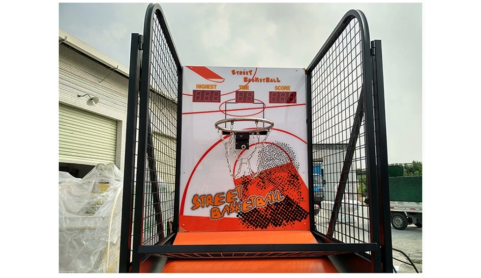 Indywa obsługiwana przez monety z rozrywką Park Street Basketball Arcade Machine Basketball Basketball Maszyna