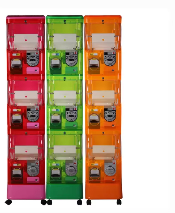 Tajwańska mechaniczna arkadowa rozrywka Bounce Ball Capsule Gashapon Toy Vending Maszyna