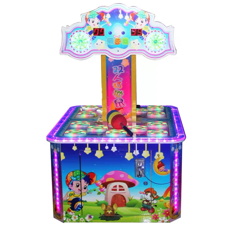 Deluxe Interneaty Arcade Double Whack-a-Mole Machine