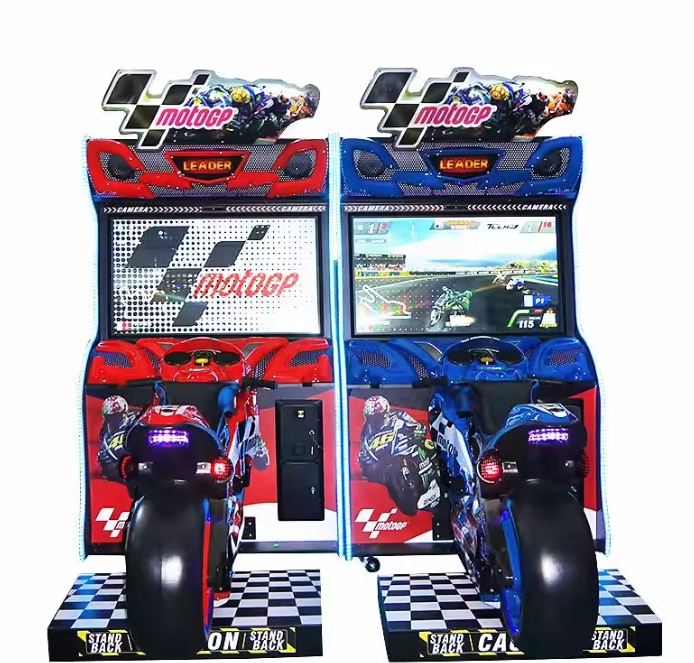 Motorbike Coin Operated Amusement Moto Simulator Arcade Games Adults Drive Motorcycle Car Racing Game Machine