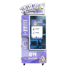 Mrożony automatyczny automat z lodami