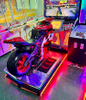 Moneta obsługiwana przez monetę motocykla wyścigowa Arcade Machine