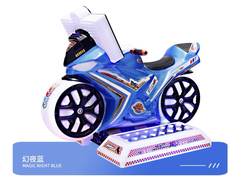 Super Motorcycle Kids Ride On Motorcycle Racing Arcade Game Machine 4 simultaneous Wifi online games