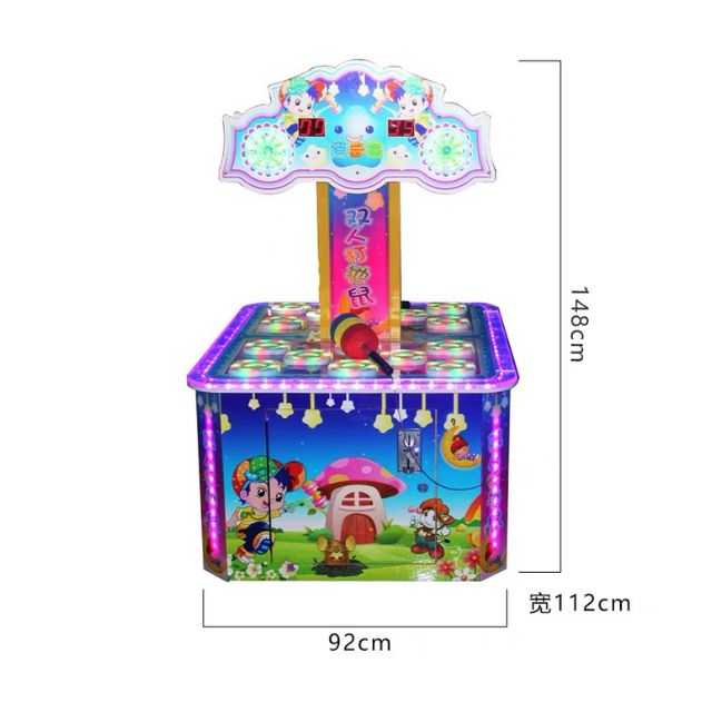 Deluxe Interneaty Arcade Double Whack-a-Mole Machine