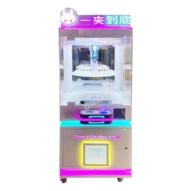 Operowana na monetach nagrody Lucky Kids Clip Claw Arcade Maszyna