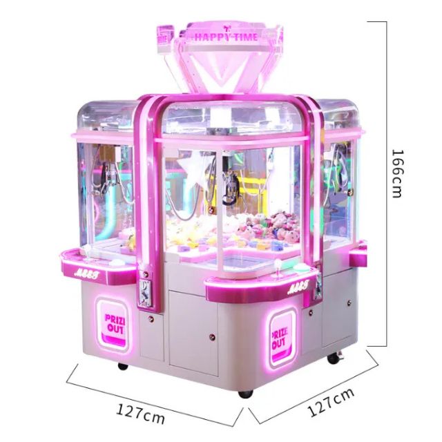 Hurtowa elektroniczna duża kostka 4 graczy Mini Claw Machine