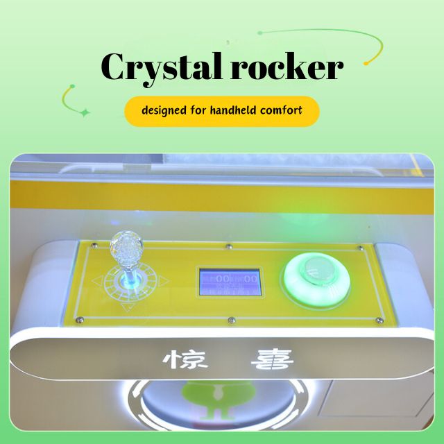 New Arrivals Childrens Coin Operated Flash Silver Toy Claw Claw Machine for Arcade Game Room